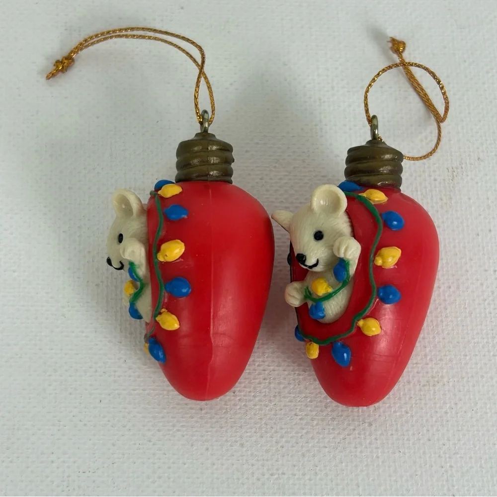 4 - Avon VTG - NIB - Christmas Cutie Ornaments -Sculpted by Michael Arike